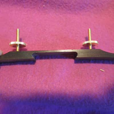 NOS Gibson rosewood bridge assembly base + wheels for L5 Super 400 byrdland 137 L4 archtop ces abr1 image 5