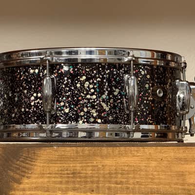 1960's Slingerland Mardi Gras Radio King Super Gene Krupa 5.5x14 Solid Shell Snare Drum image 13