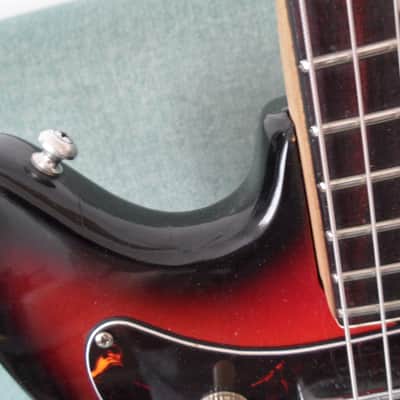 Teisco electric guitar 1960''s to 1970's - sunburst JAPAN 23 1/2" scale image 5