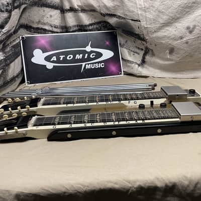 National Dual 8-String Double Neck Electric Steel Guitar with Legs - Local Pickup Only image 10