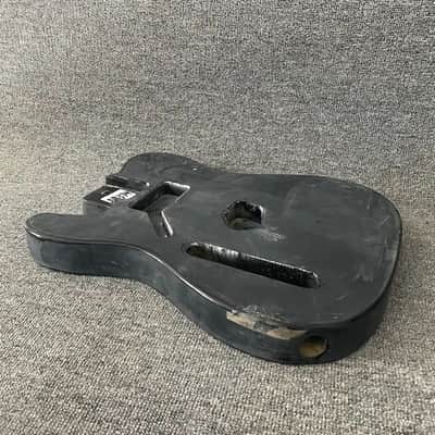 Lefty Matte Black Basswood Guitar Tele Style Body image 4