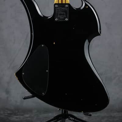 B.C. Rich Mocking Bird 1987 Black Japan image 11