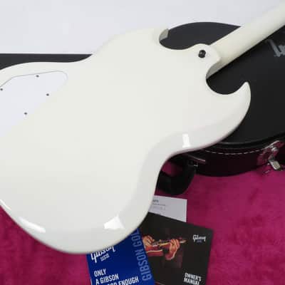 2013 Gibson SG Baritone Rare Limited Edition - Alpine White - Original Case & Paperwork - 27" Scale image 9