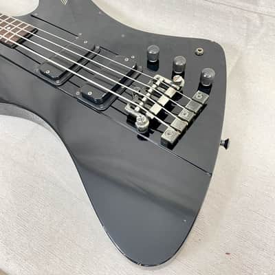 Greco TB-700 1990 Black BK Thunderbird IV Electric Bass Fujigen MIJ w/ Gator Bag image 8