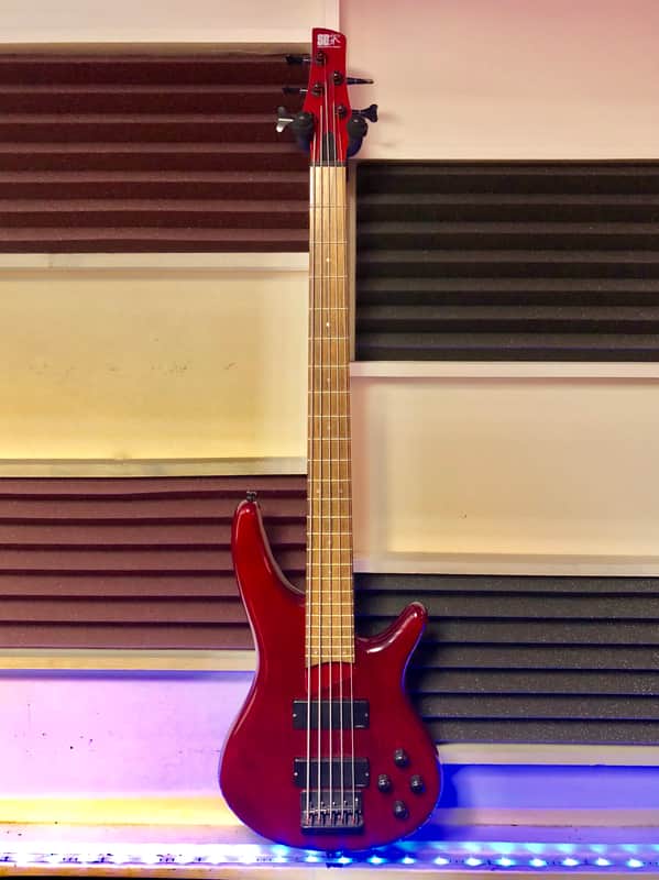 Ibanez SR505 Red with OHSC image 1