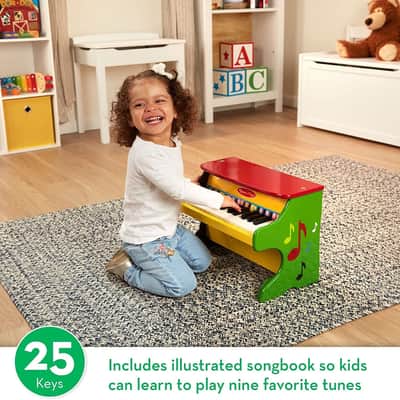 2013 Melissa & Doug Learn-To-Play Rainbow Toy Piano for Ages 3+ image 6