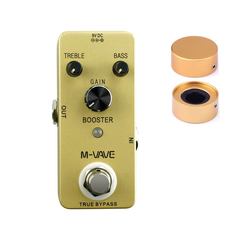 Pure Booster 2-Band EQ Guitar Effect Pedal with Footswitch Topper image 1