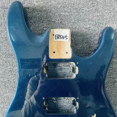 Metallic Blue HH Guitar Basswood Body image 5