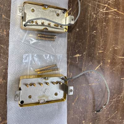 Greco PAF Humbucker Set 1988 - Gold with Mounting Screws image 2