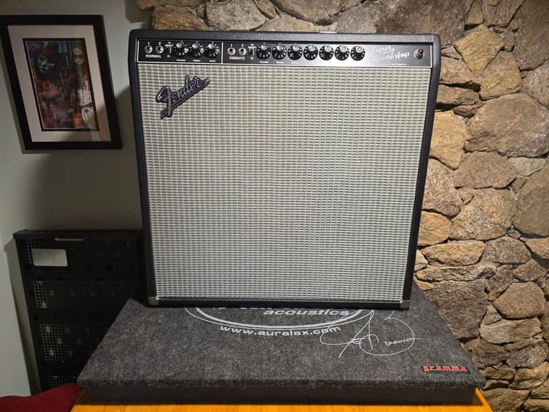 Fender '65 Super Reverb Reissue 45-Watt 4x10" Guitar Combo 2023 Mint image 1
