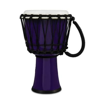 Latin Percussion LP1607PL World 7" Rope Circle Djembe, Purple image 3