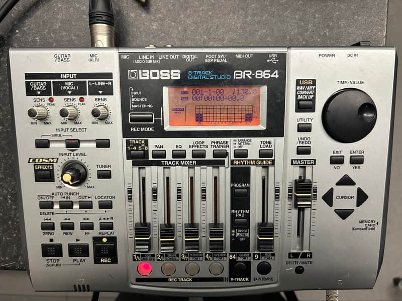 Boss BR-864 8-Track Digital Studio Recorder 2003 - 2006 - Silver image 1