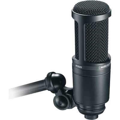 Audio-Technica AT2020 Condenser Microphone (Black) - Condenser microphone image 3