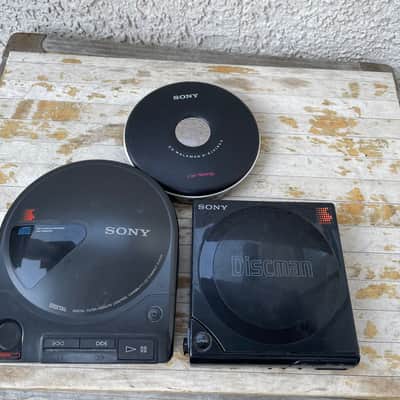 Vintage Sony Discman Lot 80s For Parts Or Repairs image 1