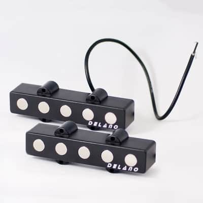 Delano JMVC5 FE/M2-AS 5 String Jazz AS S Size Split Coil Neck Pickup image 1