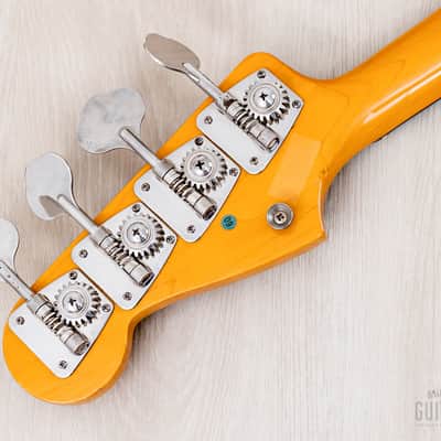 1988 Fender Jazz Bass ‘62 Vintage Reissue JB62-60 Sunburst, Japan MIJ Fujigen image 5