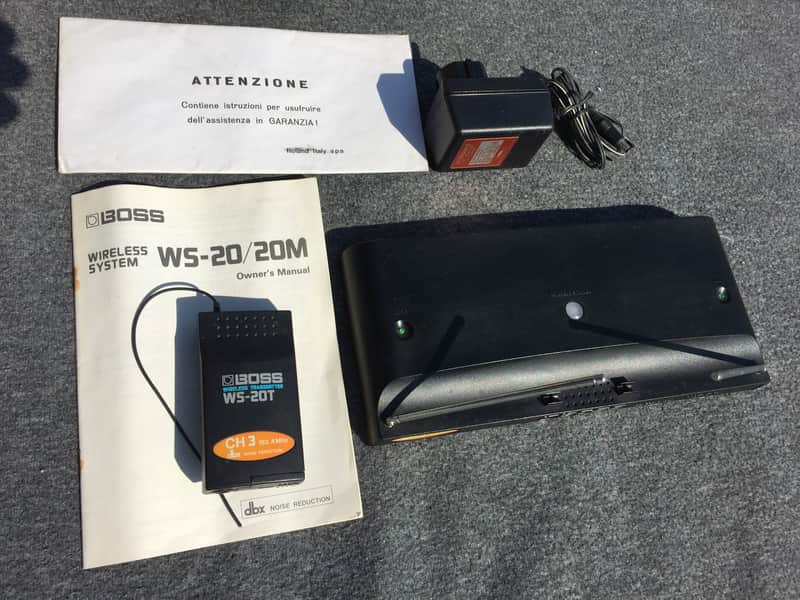 Boss WS20T Wireless System Diversity Guitar and Bass image 1