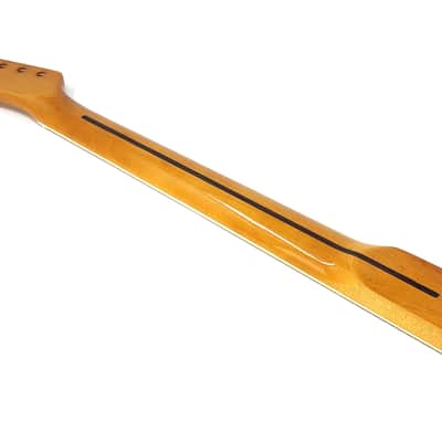 Brio Binded Maple Rosewood Fingerboard T-Style Neck w Block Inlays - Poly image 3