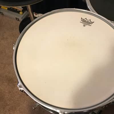 Premier Artist Maple snare drum 1990’s Dark green stain image 6