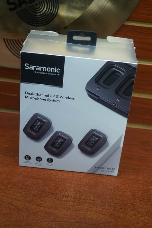 Saramonic BLINK 500 B2 Dual Wireless Microphone System 2020 - Present - Black image 1