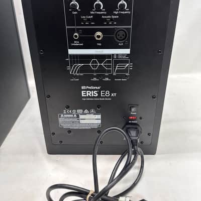 PreSonus Eris E8 XT 2-Way Active Studio Monitor (Single) 2019 - Present - Black image 3