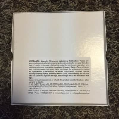 Magnetic Reference Labs (MRL) Reproducer Calibration Alignment Tape 1/2" 15IPS IEC For Tascam 38, Etc. image 2