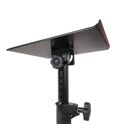 STSD-DCM-PAIR | 2-Pack Desktop Clamp-On Studio Monitor Speaker Stands with Horizontal/Vertical Speaker Orientation image 4