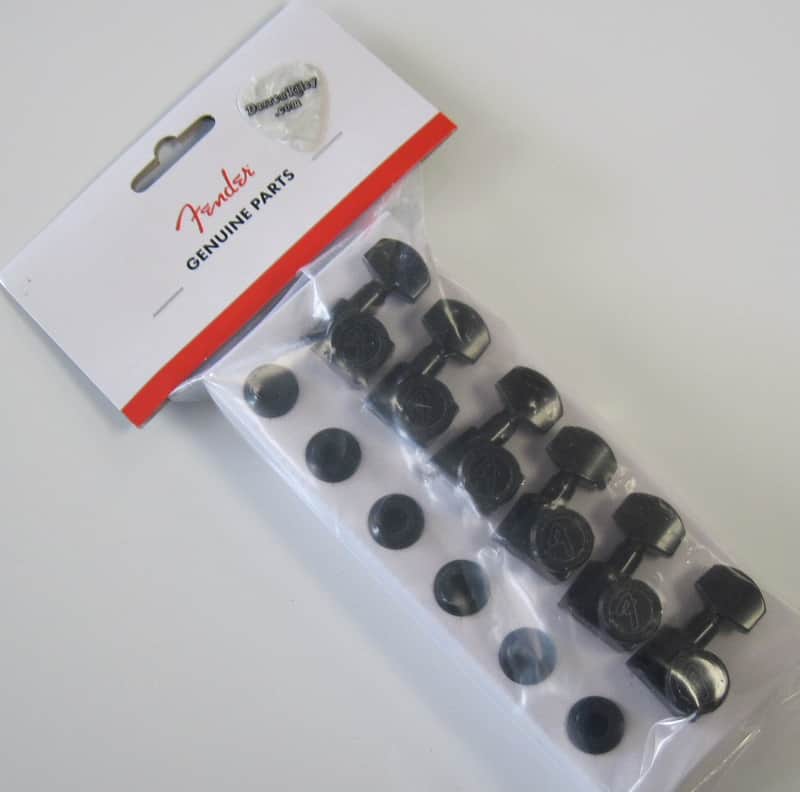 Fender Black Locking Tuners 0990818400 image 1