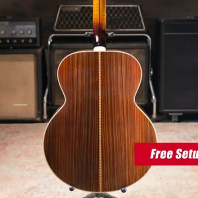 Gibson Custom Shop Pre-War SJ-200 Rosewood Murphy Lab Light Aged Acoustic Guitar - Faded Vintage Sunburst with Hardshell Case image 8