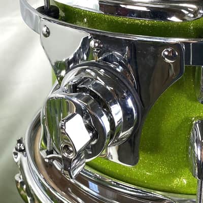 Click Icon - 6pc Maple Drum Set Shell Pack Lemon-Lime Misty Sparkle Wrap image 13