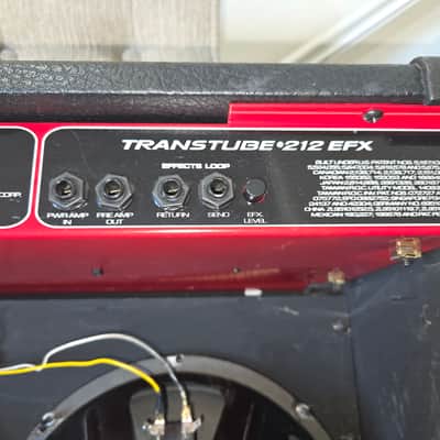 Peavey TransTube 212 EFX 100-Watt 2x12" Guitar Combo 2000s - Black with Red Trim image 13