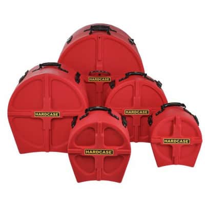 Hardcase Drum Case Set HROCKFUS3-RED image 2