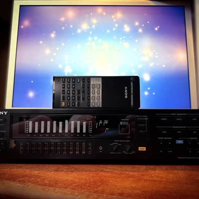 SONY SEQ-333ES Vintage Stereo Graphic Equalizer Side Wood Panels image 3