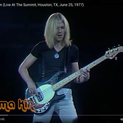 Tom Hamilton's Aerosmith, 1977 Music Man Stingray Bass, SIGNED! PLUS "Hamilton" NY Islanders NHL Jersey! AUTHENTICATED!  (TH2 #8) image 4