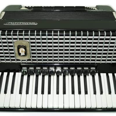 Weltmeister Stella Accordion 120 Bass, German Full Size Keyboard Piano Accordian, New Straps and Soft Bag for Gift, 2703 image 7