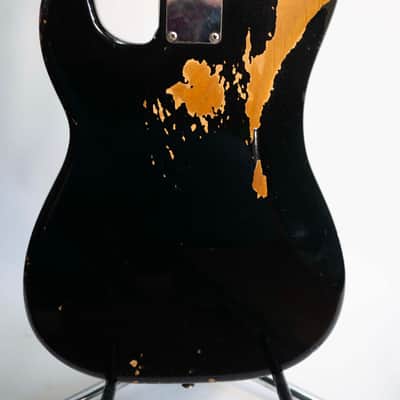 Fender Precision Bass with Rosewood Fretboard 1964 - Black Refin image 12