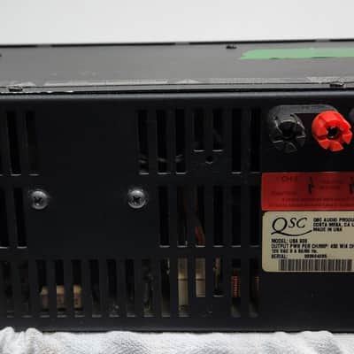 QSC Vintage Series USA Model 900, 2 x 270 watts 8 Ohms, made in USA image 4