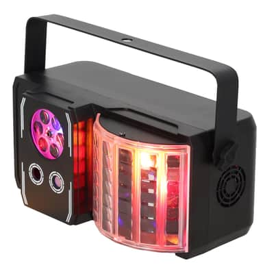 Rockville INSTA PARTY 51 5-in-1 Dance Floor DJ Effect Light Derby/Laser/Strobe image 4