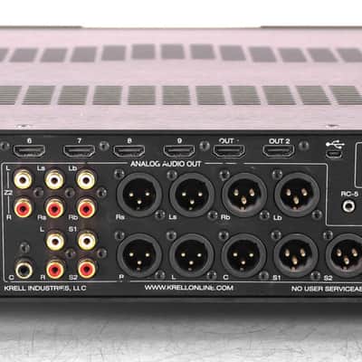 Krell Foundation 4K UHD 7.2 Channel AV Processor; Remote; Black image 5