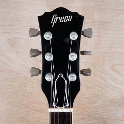 Greco SA-700 MIJ 1979 Wine Red Flame Top Vintage Japan Maxon U-2000 Pickups w/ Hard Case image 22