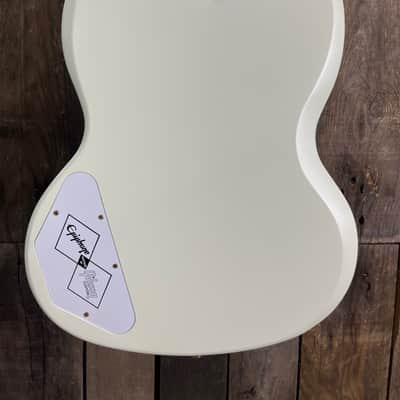 1963 Les Paul SG Custom Maestro Vibrola Classic White Inspired by Gibson Custom Epiphone image 6