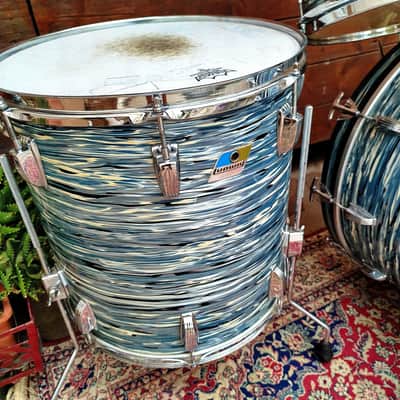 Ludwig Big Beat 1978/79, Blue Oyster Pearl. image 6