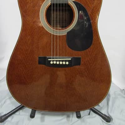 Harmony H160 Acoustic/Electric Guitar, Brown image 2