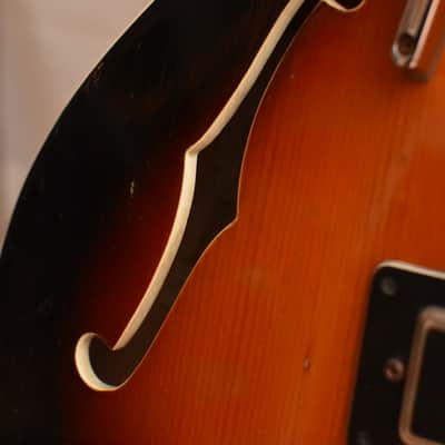 Framus BL-16 – 1969 German Vintage Semi Acoustic Thinline Archtop Bass Guitar Gitarre image 9