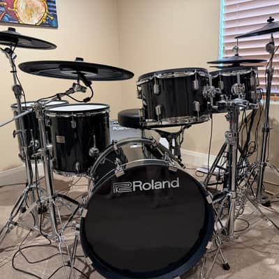 Roland VAD507 Acoustic Design Series Electronic V-Drum Kit 2022 - Present - Black image 2