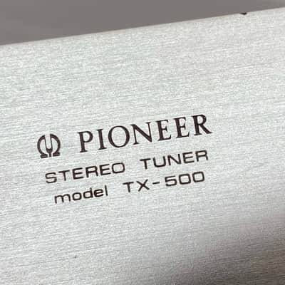 Pioneer TX-500 Stereo Tuner - Face Plate image 2