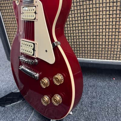 Gibson Les Paul Classic 2022 Bare Knuckle Cold Sweat Pickups - Translucent Cherry image 5