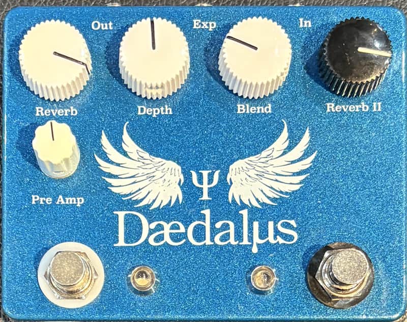 NUMBER #006!! Coppersound Pedals Daedalus Dual Reverb with Expression 2016 - Present - Blue image 1
