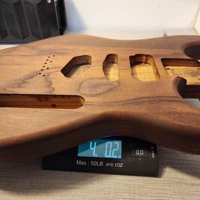 Warmoth Swamp Ash Strat Body with Tele top rout image 12