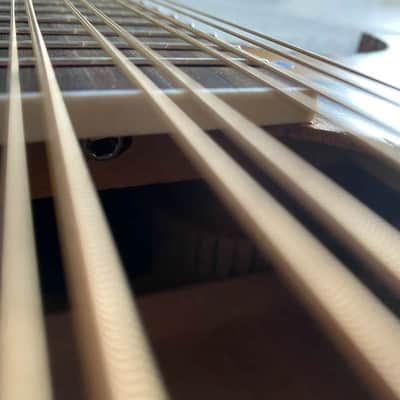 10 String Acoustic Electric Guitar, Solid Red Top Pine Body, Rosewood Fingerboard Neck image 12